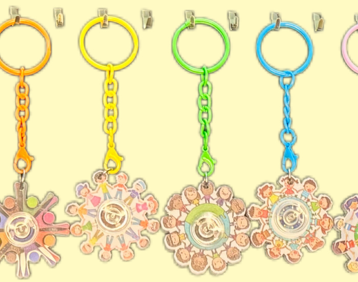 Back to School Keychain Fidget