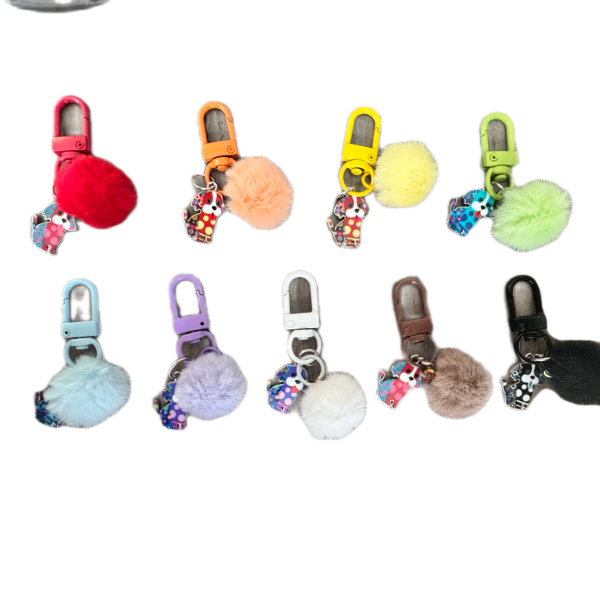 Puppy Pompom Charm