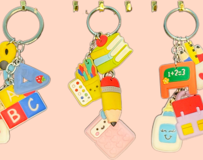 Back to School Multi-item Keychain