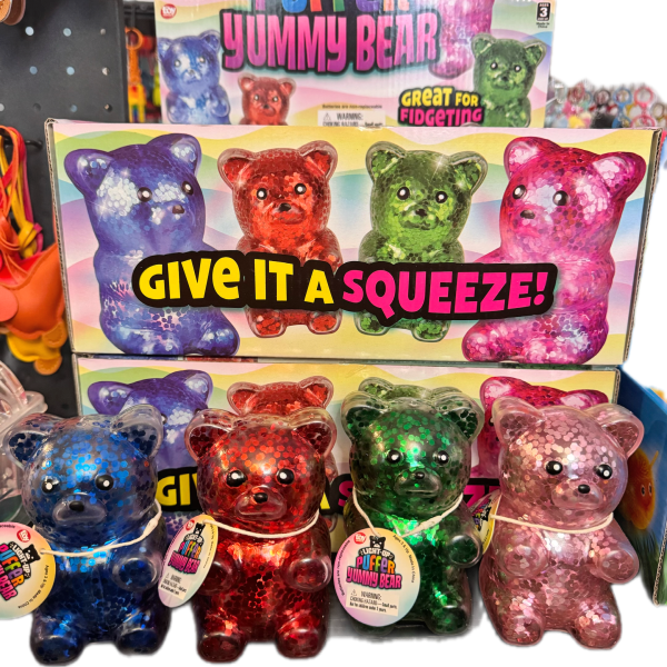 4.5 " Light up Yummy Squish Bear